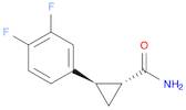 Cyclopropanecarboxamide, 2-(3,4-difluorophenyl)-, (1R,2R)-