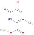 2-Pyridinecarboxylic acid, 5-bromo-1,6-dihydro-3-methyl-6-oxo-, methyl ester