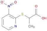 Propanoic acid, 2-[(3-nitro-2-pyridinyl)thio]-