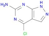 1H-Pyrazolo[3,4-d]pyrimidin-6-amine, 4-chloro-