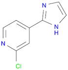 Pyridine, 2-chloro-4-(1H-imidazol-2-yl)-