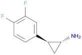 Cyclopropanamine, 2-(3,4-difluorophenyl)-, (1R,2S)-rel-