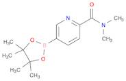 2-Pyridinecarboxamide, N,N-dimethyl-5-(4,4,5,5-tetramethyl-1,3,2-dioxaborolan-2-yl)-