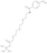 3,6,9-Trioxa-12-azatridecanoic acid, 13-(4-formylphenyl)-13-oxo-, 1,1-dimethylethyl ester
