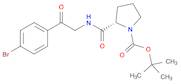 1-Pyrrolidinecarboxylic acid, 2-[[[2-(4-bromophenyl)-2-oxoethyl]amino]carbonyl]-, 1,1-dimethylethy…