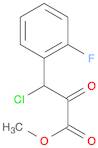 Benzenepropanoic acid, β-chloro-2-fluoro-α-oxo-, methyl ester