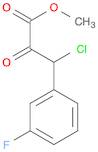 Benzenepropanoic acid, β-chloro-3-fluoro-α-oxo-, methyl ester