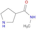 3-Pyrrolidinecarboxamide, N-methyl-