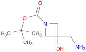 1-Azetidinecarboxylic acid, 3-(aminomethyl)-3-hydroxy-, 1,1-dimethylethyl ester