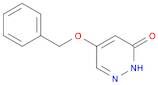 3(2H)-Pyridazinone, 5-(phenylmethoxy)-