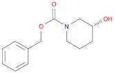 1-Piperidinecarboxylic acid, 3-hydroxy-, phenylmethyl ester, (3R)-