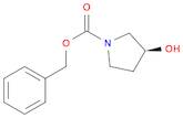 1-Pyrrolidinecarboxylic acid, 3-hydroxy-, phenylmethyl ester, (3S)-