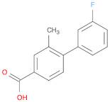 [1,1'-Biphenyl]-4-carboxylic acid, 3'-fluoro-2-methyl-