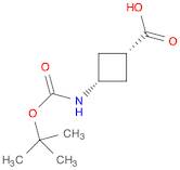 Cyclobutanecarboxylic acid, 3-[[(1,1-dimethylethoxy)carbonyl]amino]-, cis-