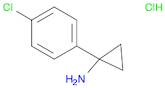 Cyclopropanamine, 1-(4-chlorophenyl)-, hydrochloride (1:1)
