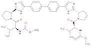 Carbamic acid, N,N'-[[1,1'-biphenyl]-4,4'-diylbis[1H-imidazole-5,2-diyl-(2S)-2,1-pyrrolidinediyl[(1S)-1-(1-methylethyl)-2-oxo-2,1-ethanediyl]]]bis-, C,C'-dimethyl ester