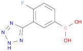 Boronic acid, B-[4-fluoro-3-(2H-tetrazol-5-yl)phenyl]-