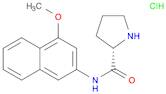 2-Pyrrolidinecarboxamide, N-(4-methoxy-2-naphthalenyl)-, monohydrochloride, (2S)- (9CI)
