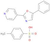 Pyridine, 4-(5-phenyl-2-oxazolyl)-, 4-methylbenzenesulfonate (1:1)