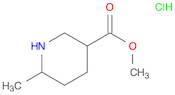3-Piperidinecarboxylic acid, 6-methyl-, methyl ester, hydrochloride (1:1)