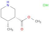 3-Piperidinecarboxylic acid, 4-methyl-, methyl ester, hydrochloride (1:1), (3R,4R)-rel-