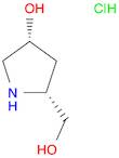 2-Pyrrolidinemethanol, 4-hydroxy-, hydrochloride (1:1), (2R,4R)-