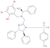 Phenol, 2,4-dibromo-6-[[[[(4S,5S)-4,5-dihydro-1-[(4-methylphenyl)sulfonyl]-4,5-diphenyl-1H-imidazol-2-yl]methyl][(1S)-1-phenylethyl]amino]methyl]-
