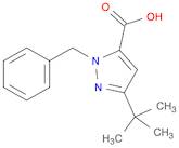1H-Pyrazole-5-carboxylic acid, 3-(1,1-dimethylethyl)-1-(phenylmethyl)-