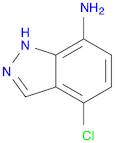 1H-Indazol-7-amine, 4-chloro-