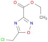 1,2,4-Oxadiazole-3-carboxylic acid, 5-(chloromethyl)-, ethyl ester