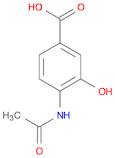 Benzoic acid, 4-(acetylamino)-3-hydroxy-
