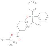 Cyclohexanecarboxylic acid, 4-[[(1,1-dimethylethyl)diphenylsilyl]oxy]-, 1,1-dimethylethyl ester