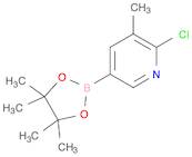 Pyridine, 2-chloro-3-methyl-5-(4,4,5,5-tetramethyl-1,3,2-dioxaborolan-2-yl)-