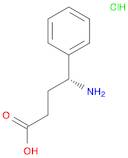 Benzenebutanoic acid, γ-amino-, hydrochloride (1:1), (γR)-
