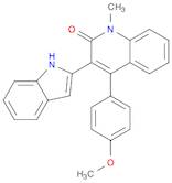 2(1H)-Quinolinone, 3-(1H-indol-2-yl)-4-(4-methoxyphenyl)-1-methyl-