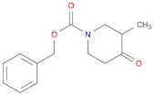 1-Piperidinecarboxylic acid, 3-methyl-4-oxo-, phenylmethyl ester