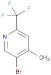 Pyridine, 5-bromo-4-methyl-2-(trifluoromethyl)-
