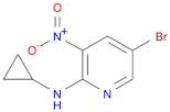 2-Pyridinamine, 5-bromo-N-cyclopropyl-3-nitro-