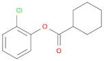 Cyclohexanecarboxylic acid, 2-chlorophenyl ester