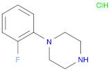 Piperazine, 1-(2-fluorophenyl)-, hydrochloride (1:1)