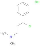 Benzenepropanamine, γ-chloro-N,N-dimethyl-, hydrochloride (1:1)