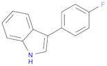 1H-Indole, 3-(4-fluorophenyl)-