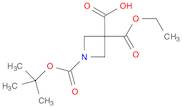 1,3,3-Azetidinetricarboxylic acid, 1-(1,1-dimethylethyl) 3-ethyl ester
