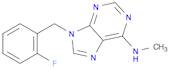 9H-Purin-6-amine, 9-[(2-fluorophenyl)methyl]-N-methyl-