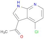 Ethanone, 1-(4-chloro-1H-pyrrolo[2,3-b]pyridin-3-yl)-