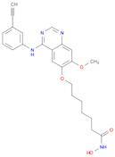 Heptanamide, 7-[[4-[(3-ethynylphenyl)amino]-7-methoxy-6-quinazolinyl]oxy]-N-hydroxy-