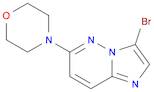 Imidazo[1,2-b]pyridazine, 3-bromo-6-(4-morpholinyl)-