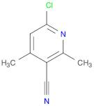 3-Pyridinecarbonitrile, 6-chloro-2,4-dimethyl-