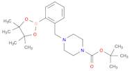 1-Piperazinecarboxylic acid, 4-[[2-(4,4,5,5-tetramethyl-1,3,2-dioxaborolan-2-yl)phenyl]methyl]-, 1,1-dimethylethyl ester