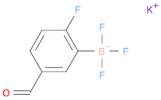 Borate(1-), trifluoro(2-fluoro-5-formylphenyl)-, potassium (1:1), (T-4)-